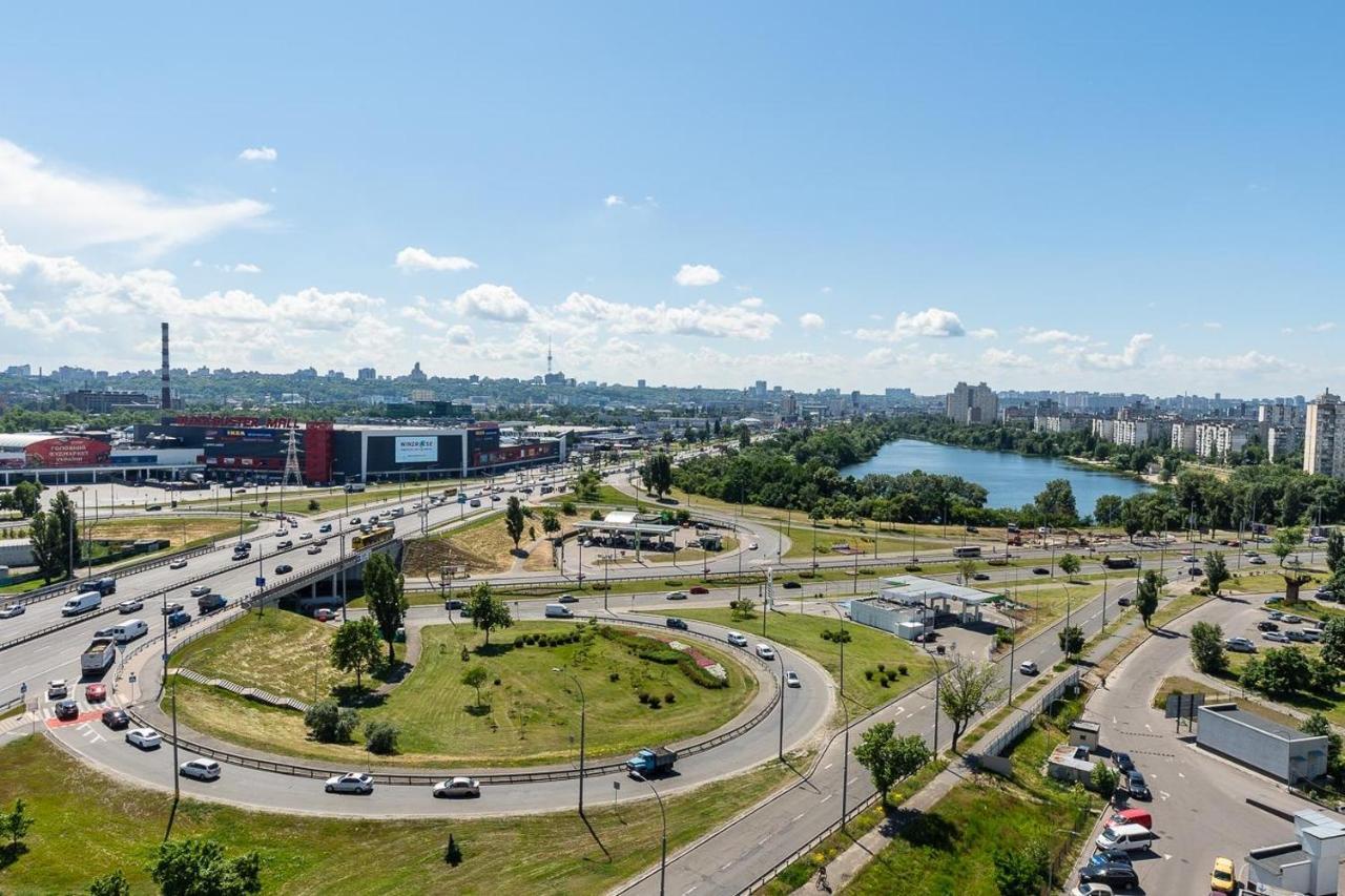 Fashionable Panoramic Apartments Dnieper. Obolon Kiev Ngoại thất bức ảnh